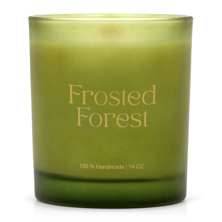 Bougie Frosted Forest pour la vente par BuMama