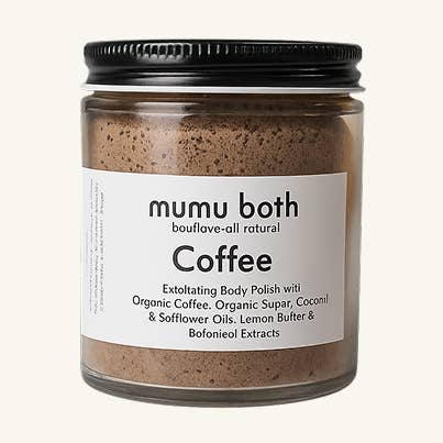 Gommage pour le corps au café pour la vente par Mumu Bath