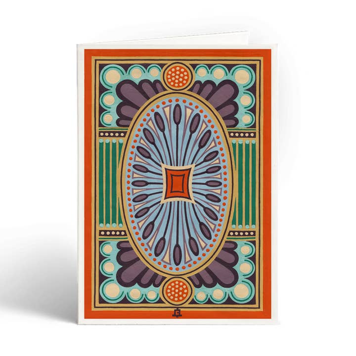 Tarjeta de felicitación Charleston Rug para venta al por mayor de Cressida Bell