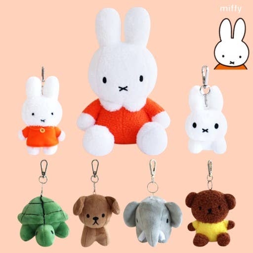 K-Wonderland - Wholesale Keychain - Unisex - Miffy & Friends Fluffy Key Chain, Bag Charms14