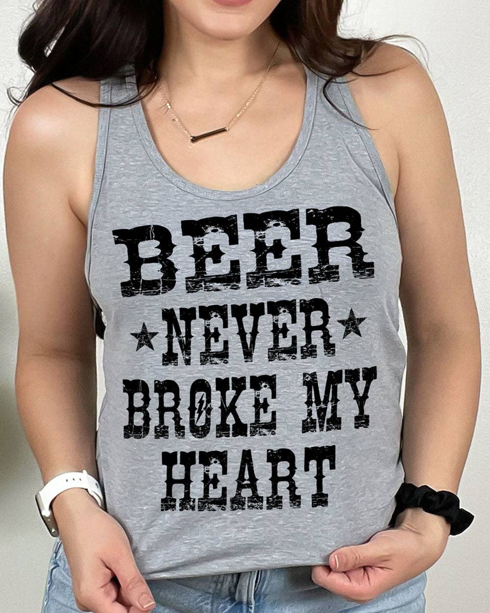 Country Girl Store - Wholesale Tank Top - Women's - Country Girl® Beer Never Tank Top0