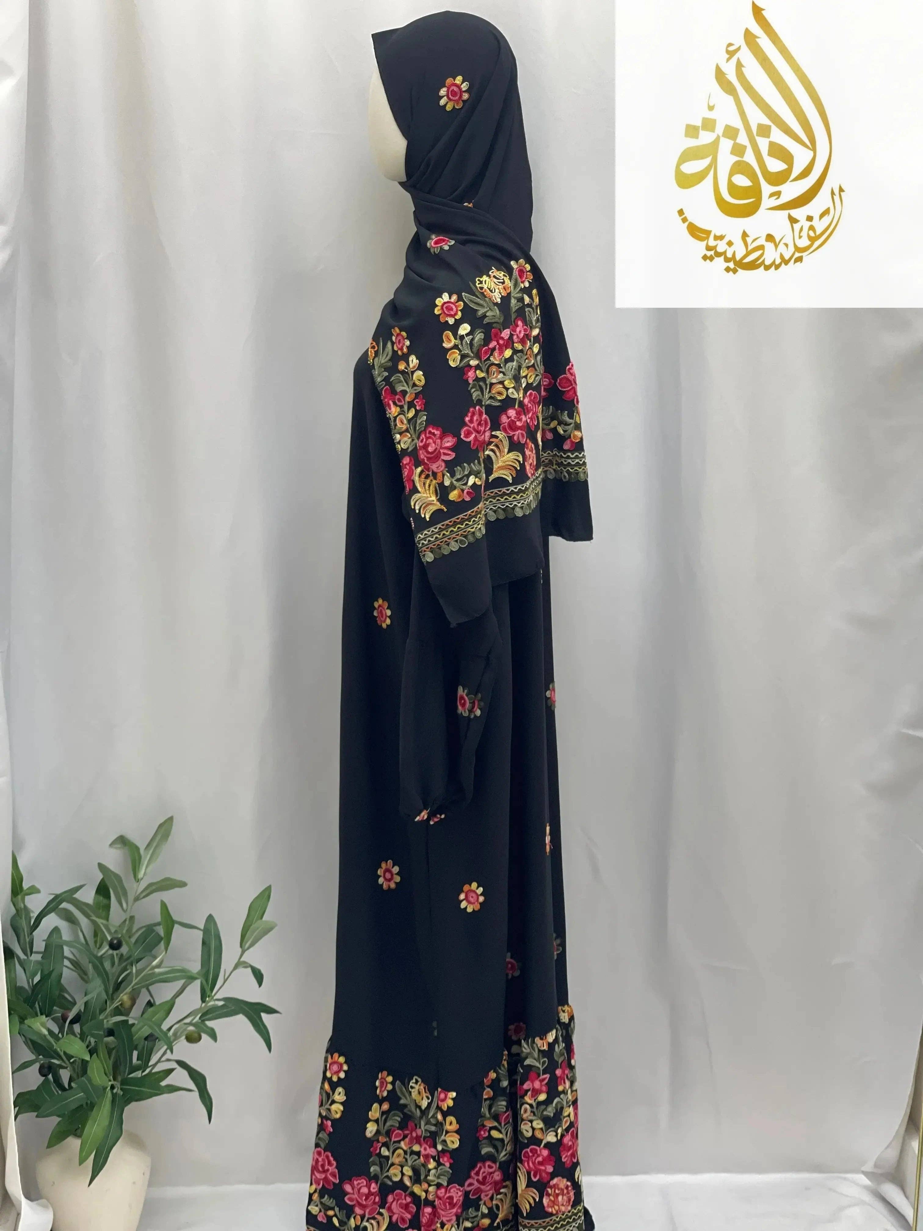 Palestinian Elegance - Wholesale Kaftan - Women's - Prayer Dress with Attached Hijab - Modesty & Comfort4