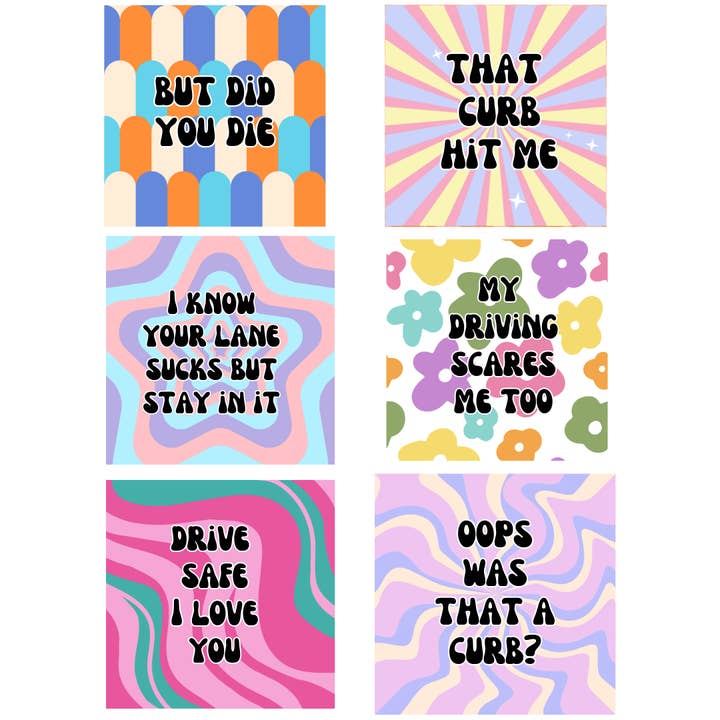 BDN Boutique - Wholesale Car Coaster - Women's - Car Coasters - Fun Sayings - #21