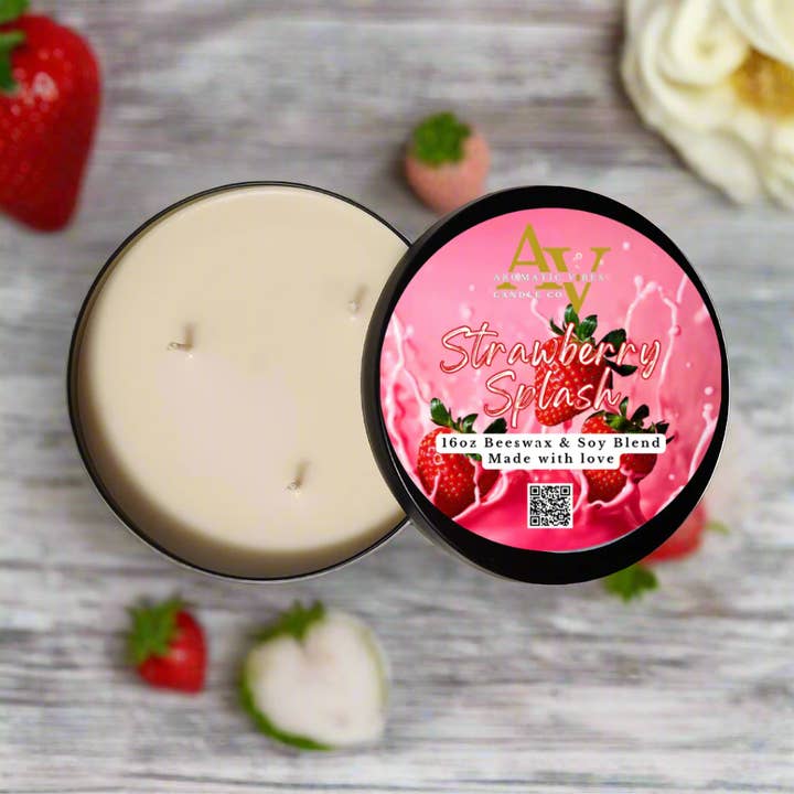 Jordbær Splash for engroshandel hos Aromatic Vibes Candle Co