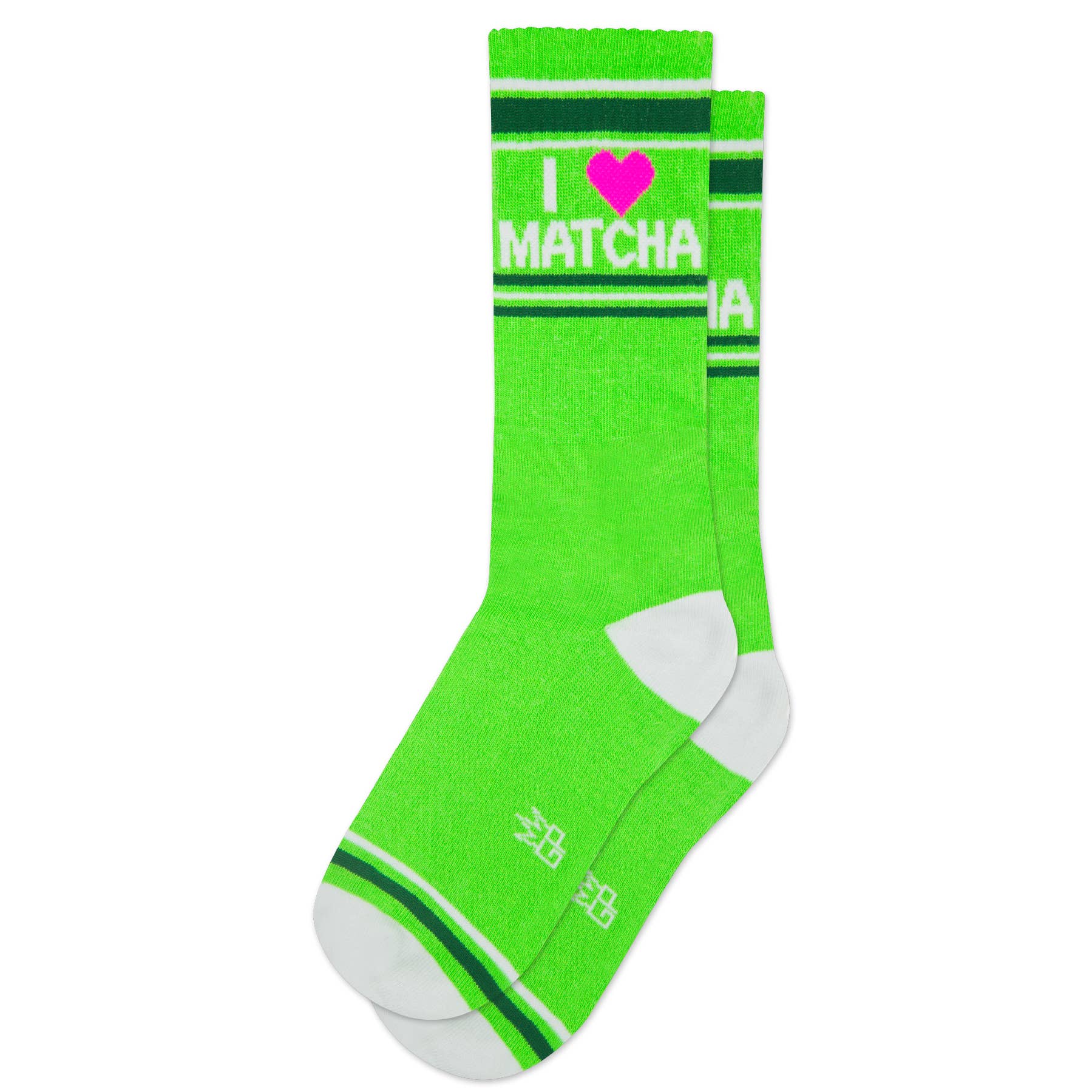 Gumball Poodle – wholesale Socks – Unisex – I ❤️ Matcha Gym Crew Socks0