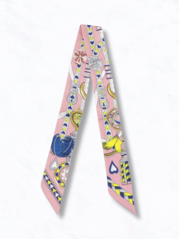 Kløver & Fjer på Bælte & Spænde Print Tyndt Tørklæde for engroshandel hos Suzie Q USA