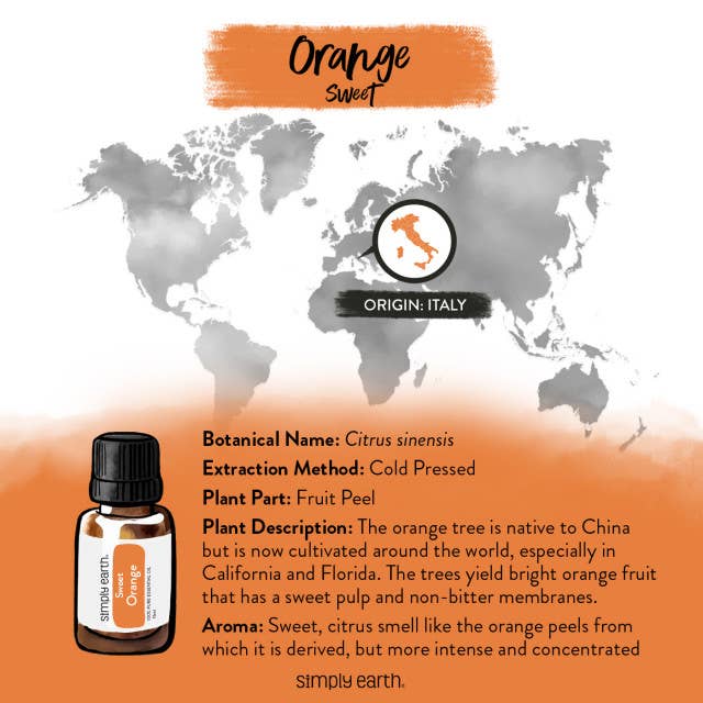 Simply Earth - Wholesale Essential Oil - Orange Essential Oil (Sweet) 15ml2