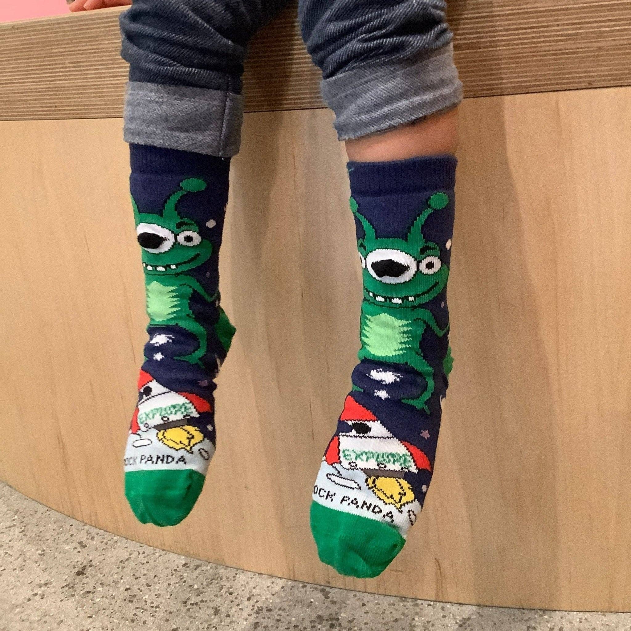 Sock Panda - Vendita all'ingrosso Calzini - Bambini - Calzini Cotan the Alien (0-7 anni) di Sock Panda2