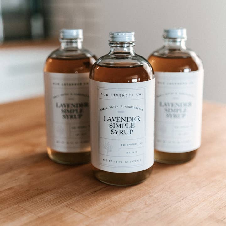 Our Lavender Co - Wholesale Cocktail Mix/Syrup - Lavender Simple Syrup4