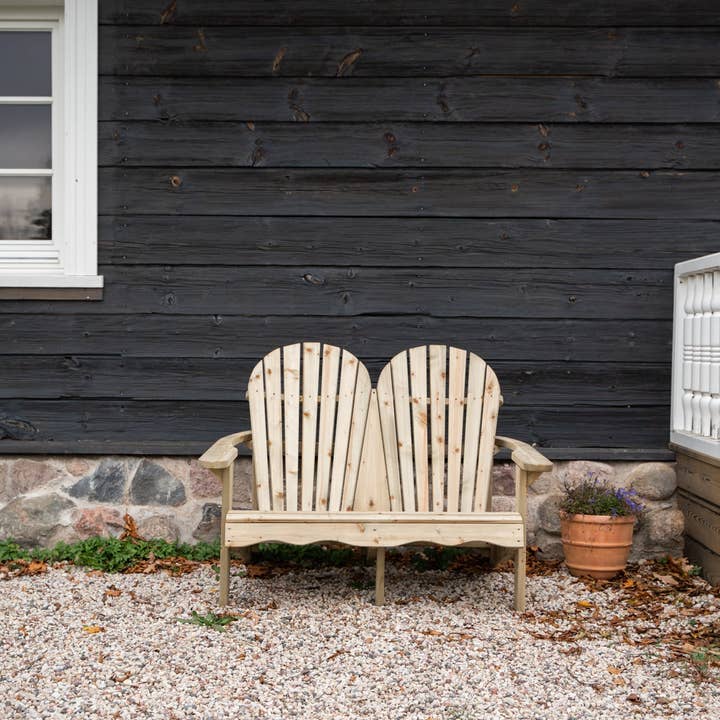 Outdoor Living (NW) Ltd – wholesale Adirondack chair – Double Adirondack relax garden bench