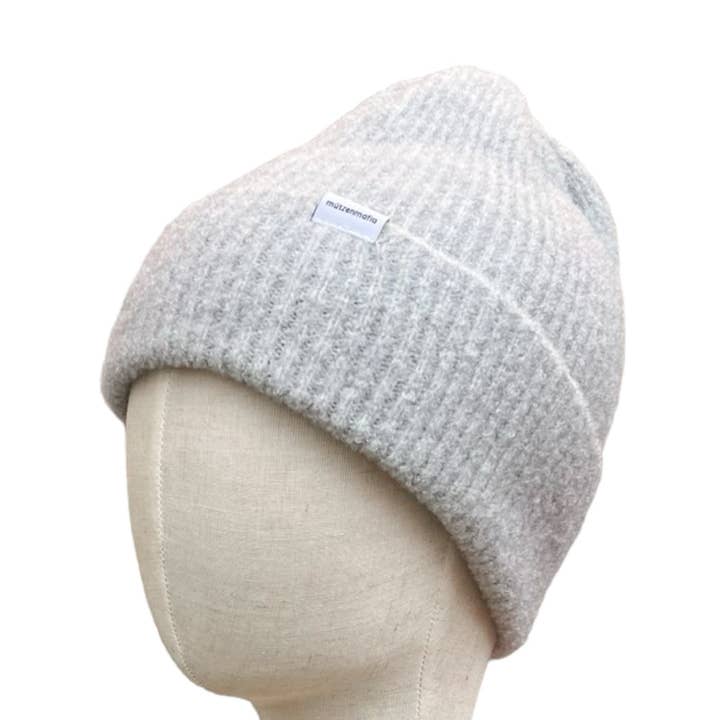 Heaven Hellgrau | Mütze aus Merino Wolle für den Großhandel von Mützenmafia