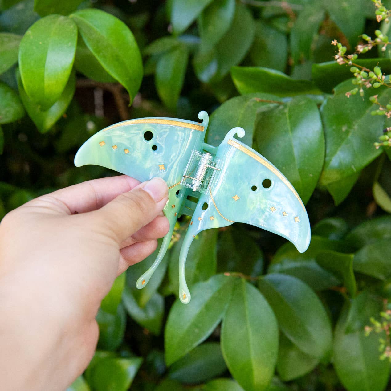 SOMETHING MINTY - Wholesale Hair Clip - Women's - Luna Moth Hair Claw Clip4