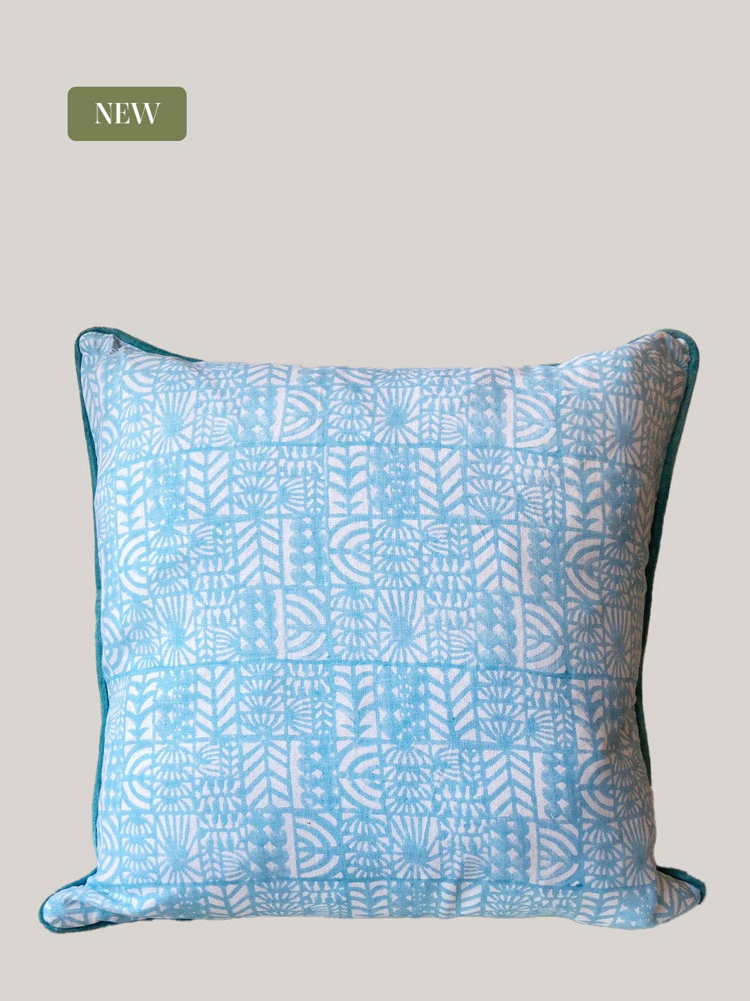 House of Roya Ltd – Engroshandel Pyntepudebetræk – Zeenat dobbeltmønstret pudebetræk i hør0