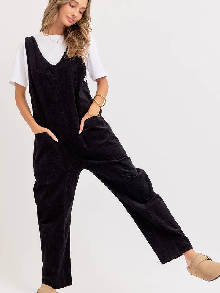 Sweet Lovely by Jen - Wholesale Overalls - Women's - PULL-ON-STYLE CORDUROY OVERALL JUMPSUIT11