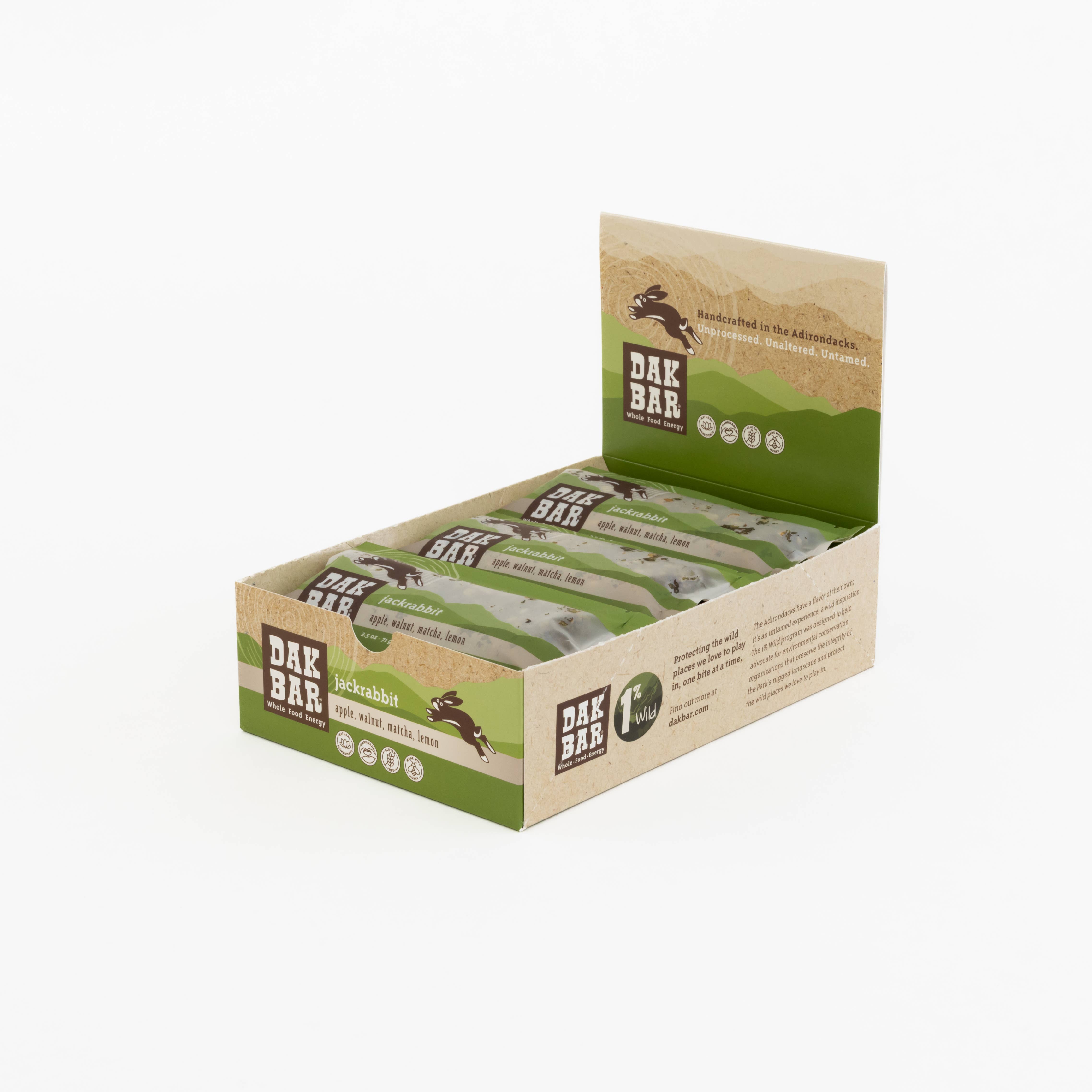 Dak Bar - Wholesale Snack Bar - Jackrabbit Bar - Walnut, Apple, Maple & Matcha Snack Bar5