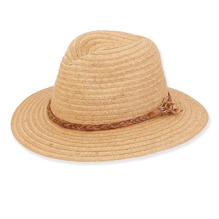 Tan, Paperbraid Safari, Brim 2.75" | HTT1017 ML for wholesale by Headwear & Handbag Collections by Sun 'N' Sand