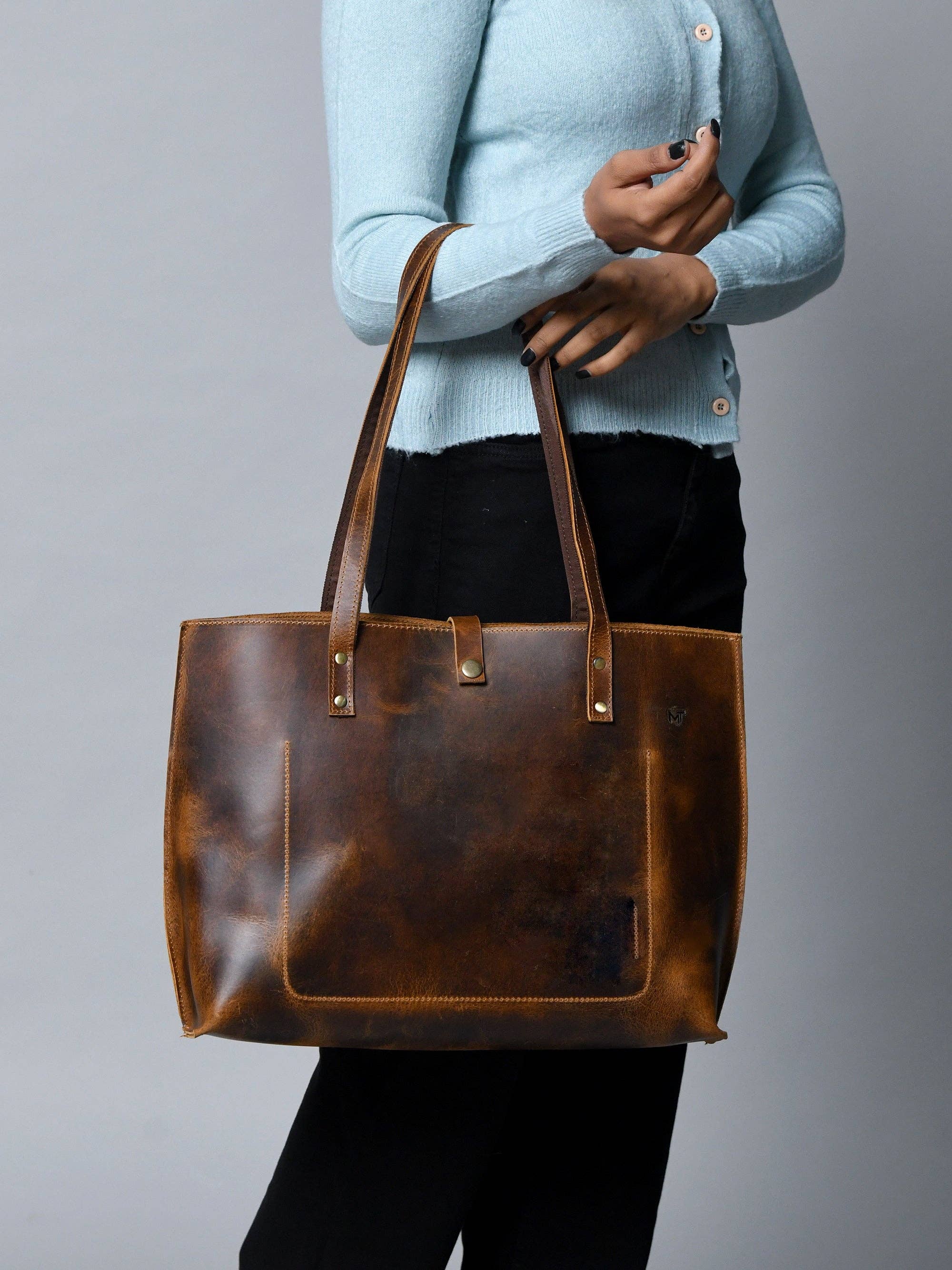 Classy Leather Bags - Wholesale Tote Bag - Women's - Buffalo Terry Tote9