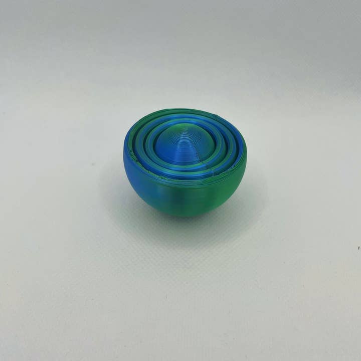 Kahn Creations - Sensory Friendly and Custom Products - Wholesale Fidget Toy - Kids - Gyroscope Fidget Spinner - Blue Green1