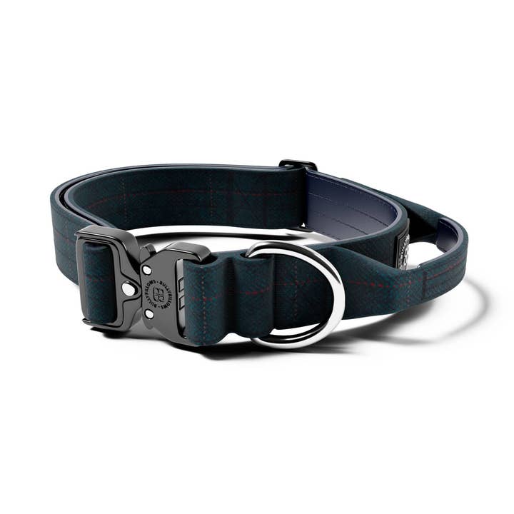 Coleira de Combate Tweed com Pega e Clipe Classificado #8 por atacado de BullyBillows Ltd