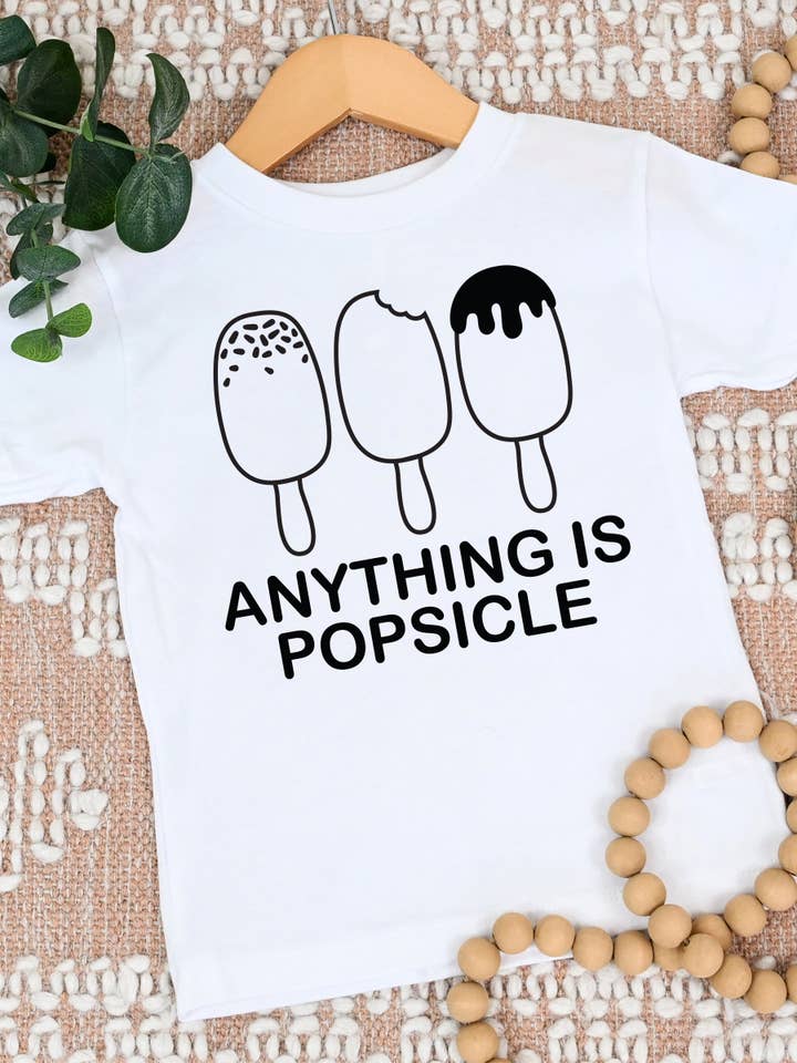 Tickled Teal - Wholesale Screen-printed t-shirt – Kids - Anything is Popsicle Kids Graphic Tee2