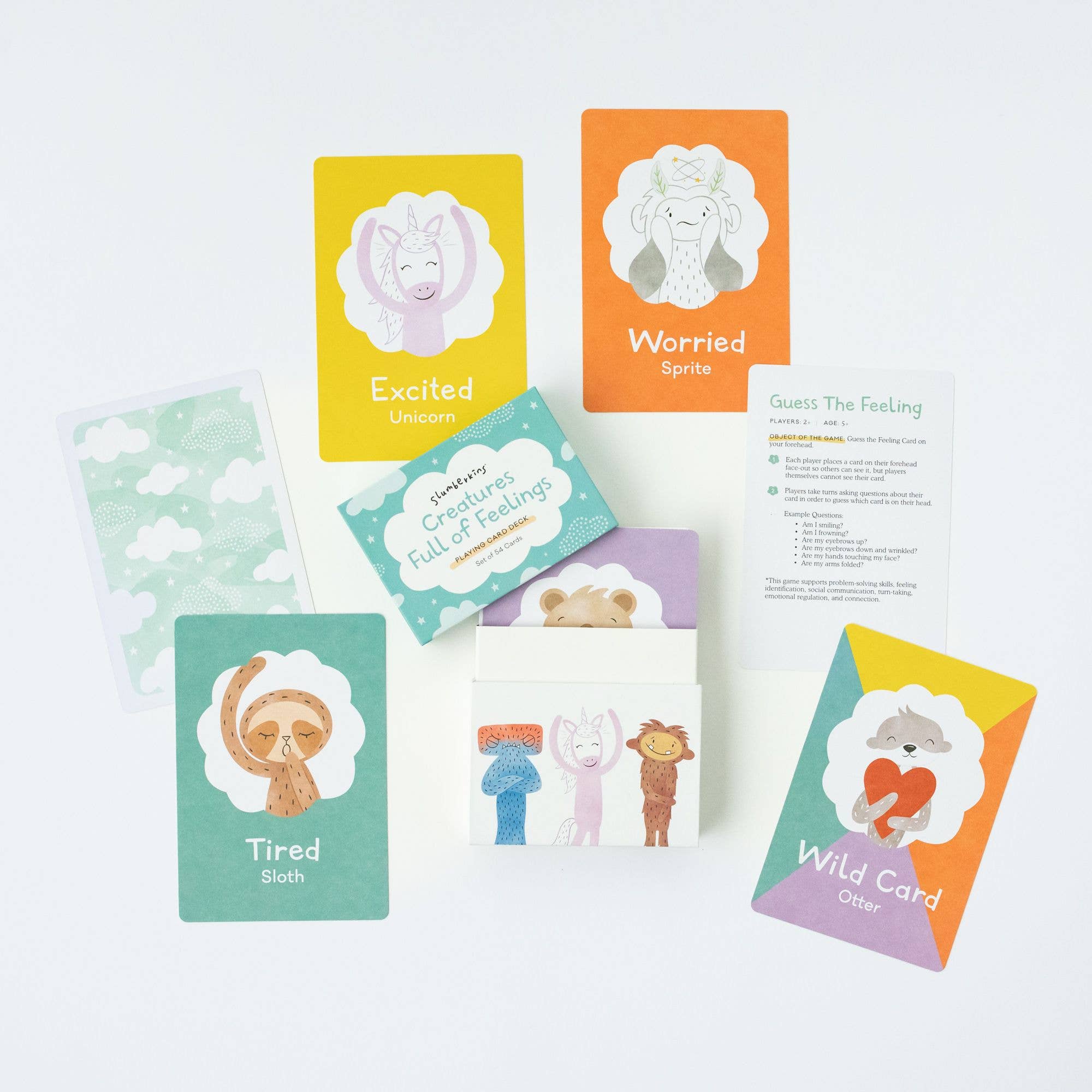 Slumberkins Inc. - Wholesale Card Game - Creatures Full of Feelings Card Game1
