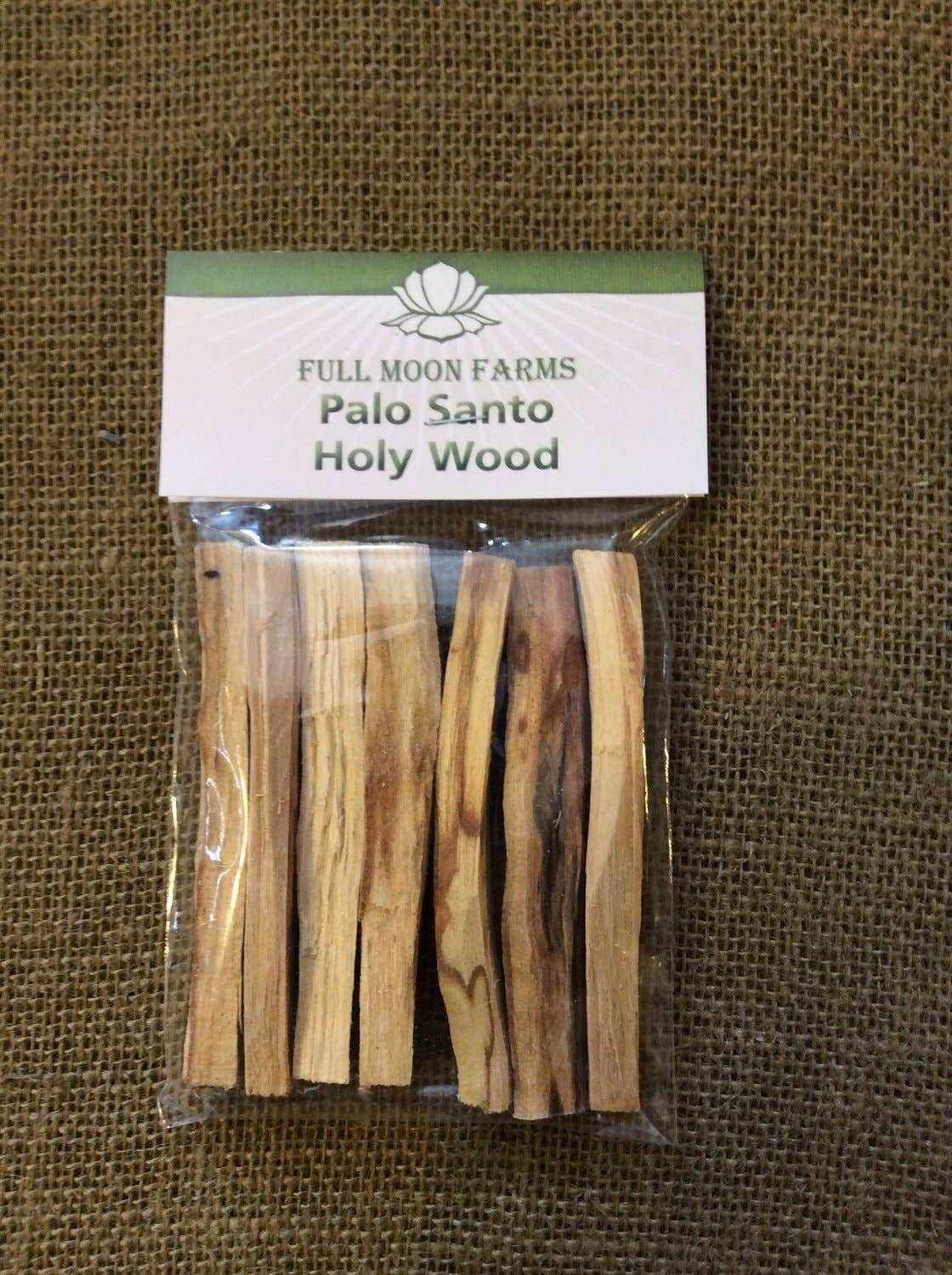 Full Moon Farms, LLC - Wholesale Smudge Stick - Palo Santo Holy Wood