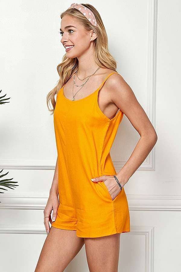 Heart & Hips - Vente Combishort – femme - WR48810 - COMBISHORT À SILHOUETTE DÉCONTRACTÉE AVEC POCHES LATÉRALES3