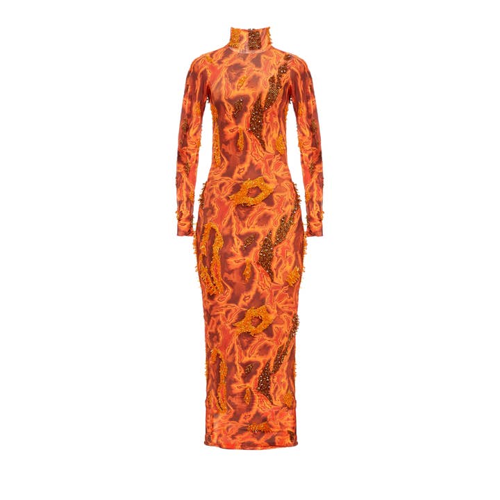 ZUSI KLÄNNING (SIENNA KARAMELL) för wholesale av Onalaja