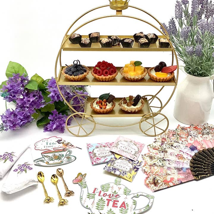 All Little Cute Things - Wholesale Cake stand - Royal Carriage Dessert Display Platter for Tea House2