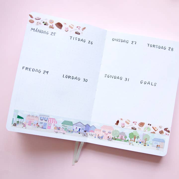 Willwa - Wholesale Washi Tape - City of Cafes Washi Tape3