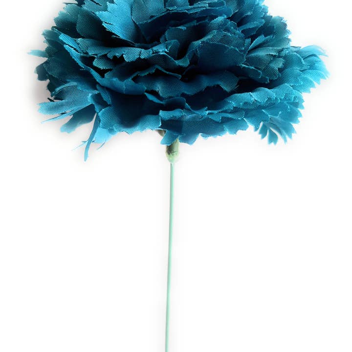Flamenco Carnation Flower Hair Ø9cm · Cobalt Blue for wholesale by BRANDELIA