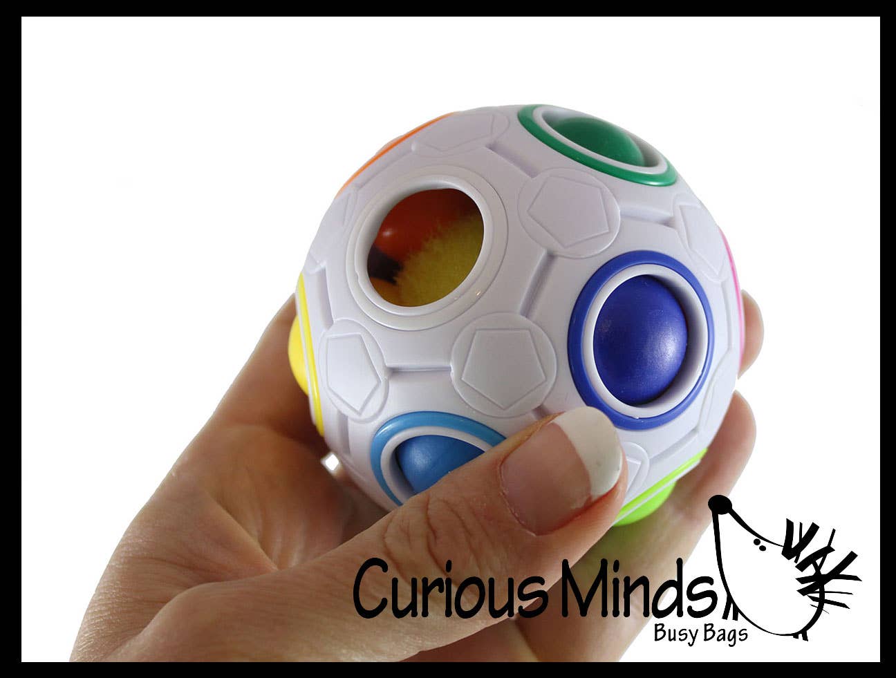 Curious Minds Toys – Engroshandel Puslespil - Børn – 1 Duncan Farve Puzzle Ball - Farveskift Puzzle Multi-Color1