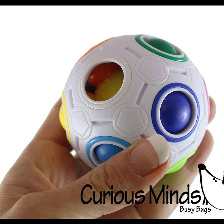 Curious Minds Toys – Engroshandel Puslespil - Børn – 1 Duncan Farve Puzzle Ball - Farveskift Puzzle Multi-Color1