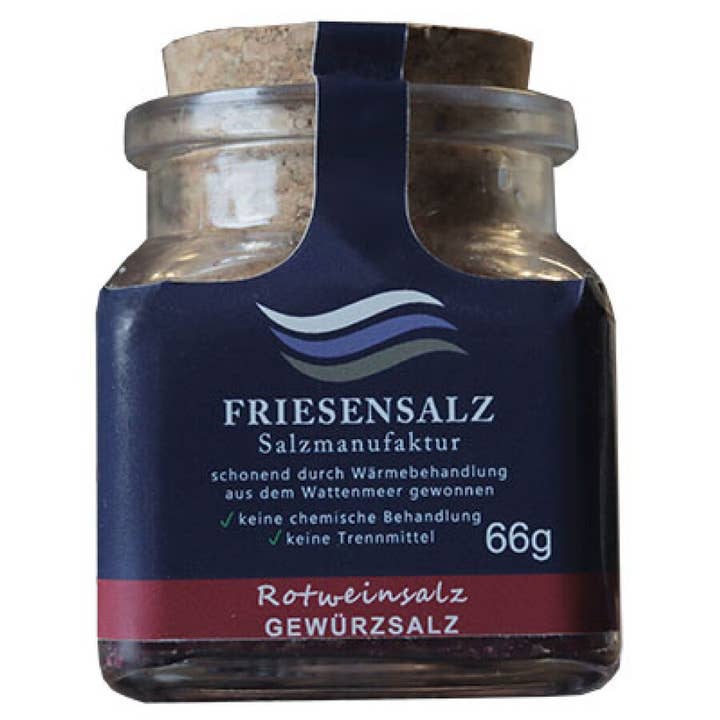 Friesensalz Manufaktur UG (haftungsbeschränkt) - Wholesale Salt - red wine salt 66g0