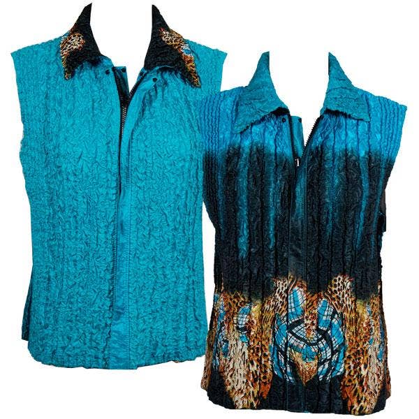 The Magic Scarf Company - Wholesale Outerwear Vest - Women's - 4537 - Quilted Reversible Vests38