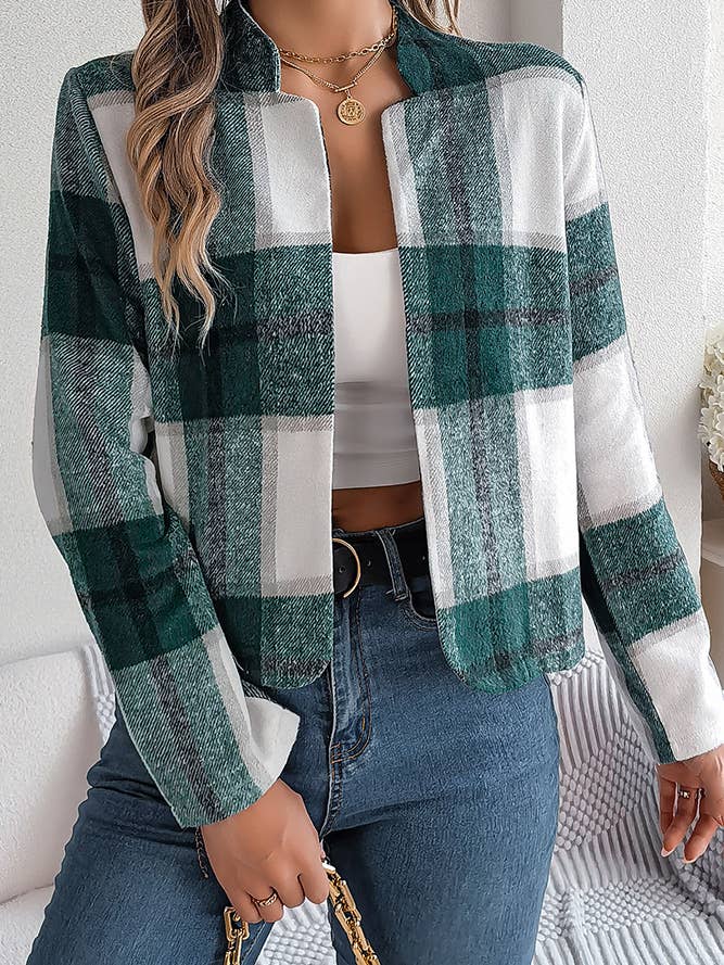 Lässige karierte Langarm-Shirt für Herbst und Winter BJS194 für den Großhandel von UNISHE