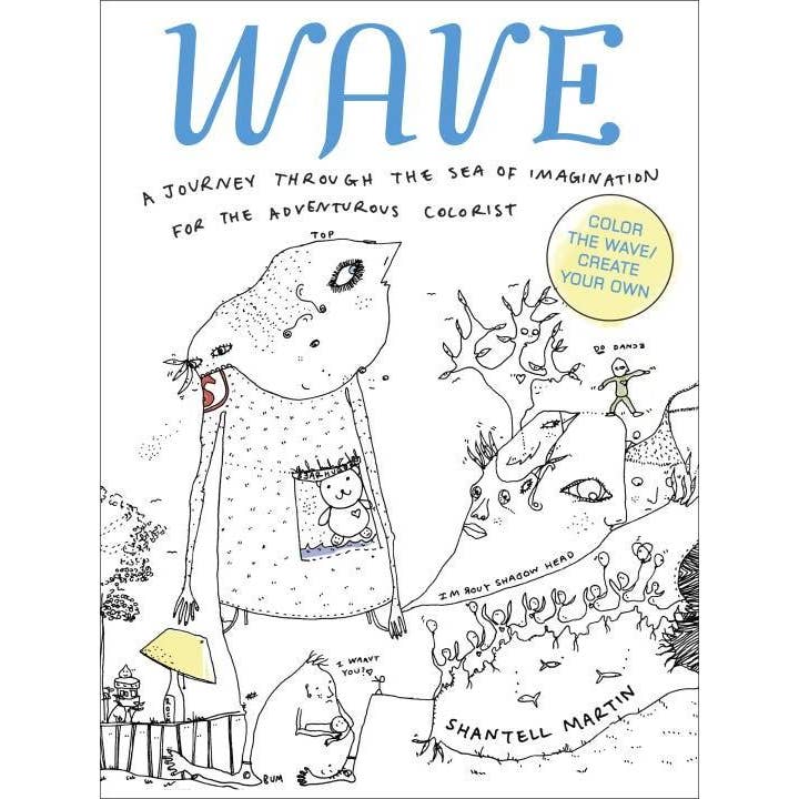 Microcosm Publishing & Distribution - Wholesale Coloring & Activity Book - Adult - WAVE: Sea of Imagination for the Adventurous Colorist