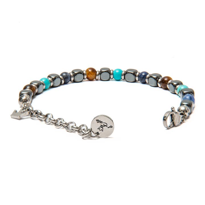 Armband aus gemischten Natursteinen für den Großhandel von d'Este