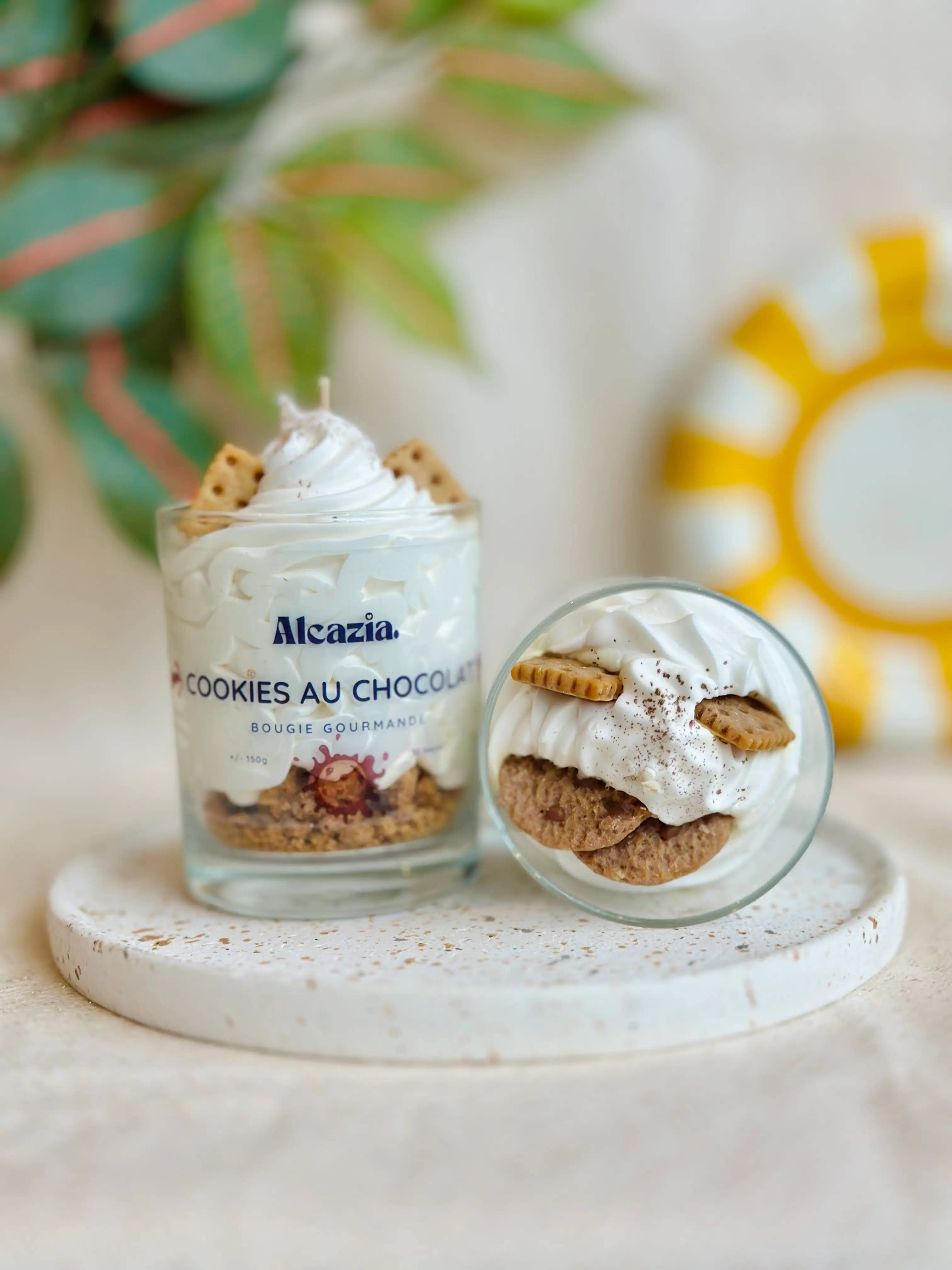 Alcazia - Wholesale Jar/Filled Candle - Gourmet candle - Chocolate cookies