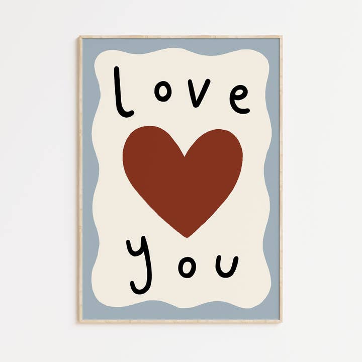 Stampa Love You. per la vendita all'ingrosso da parte di Kitty Makes