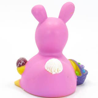 Ducks in the Window - Wholesale Bath Toy - Baby - Easter Bunny (Pink) Rubber Duck Â