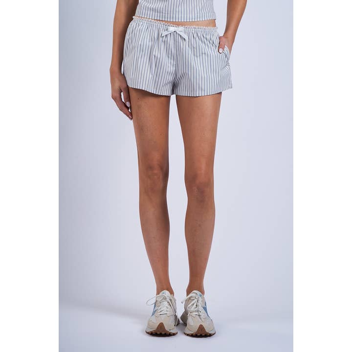 SHORTY MICRO À POINTS EN RUBAN DE DENTELLE MINIMALISTE pour la vente par Sky to Moon