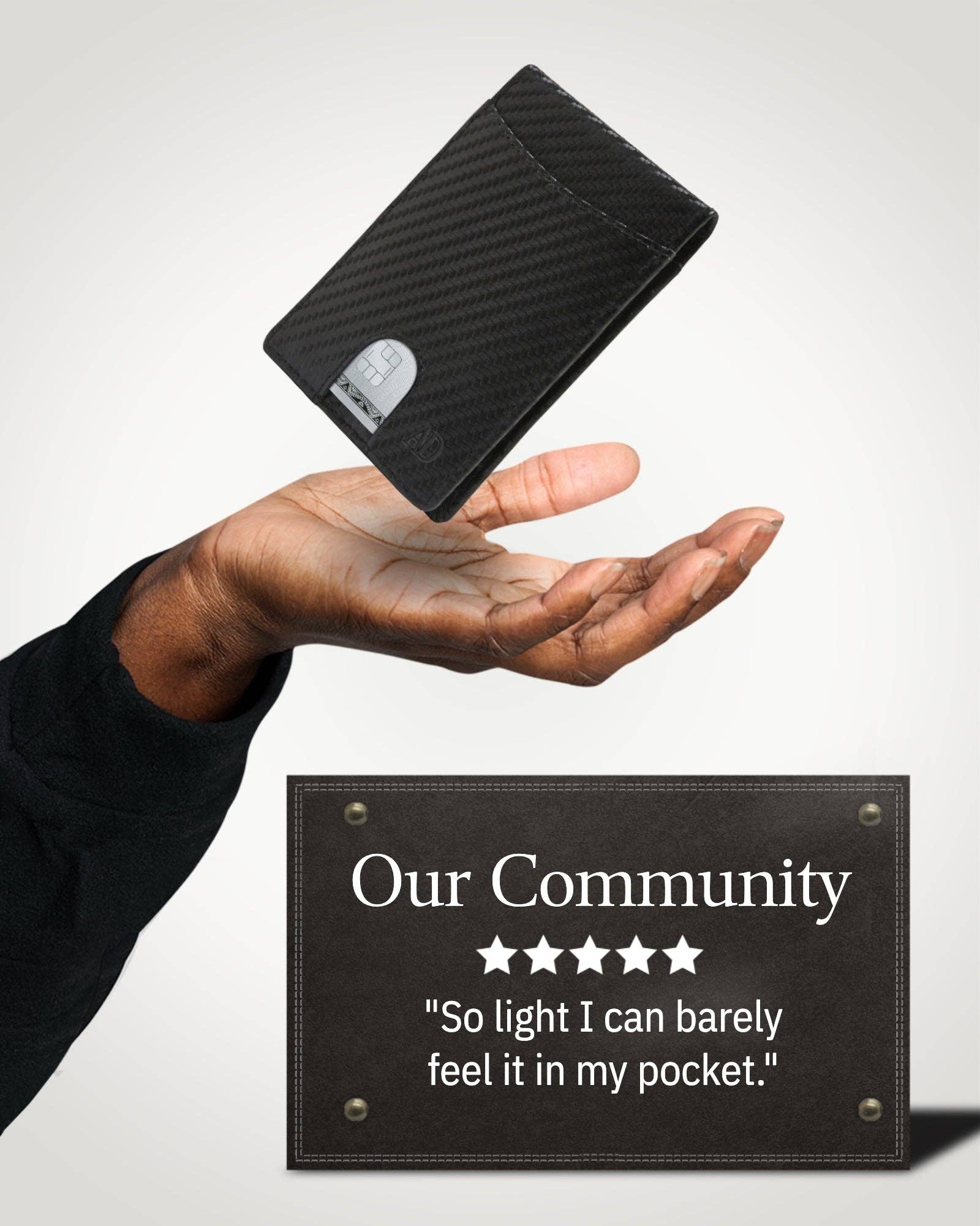 Access Denied Accessories - Wholesale Wallet - Men’s - Real Leather Wallets For Men Money Clip Bifold Wallet RFID5