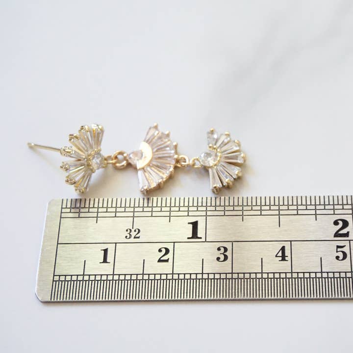 YSM Designs - Wholesale Dangle Earrings - Art Deco Earrings, 1920s Style Earrings, Holiday Earrings3