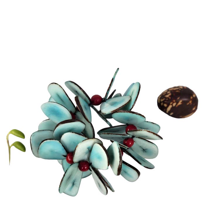 Organic jewelry by Allie – Großhandel Perlenarmband – Oahu Lei-Stil Tagua-Armband Insel-Strand-Schmuck