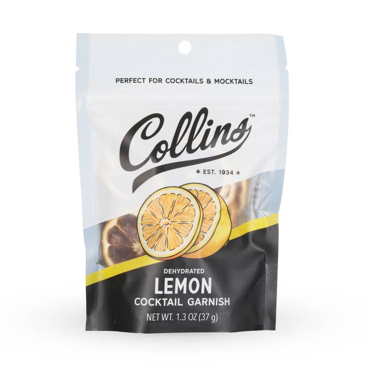 Garniture de cocktail au citron déshydraté 37 g pour la vente par Collins
