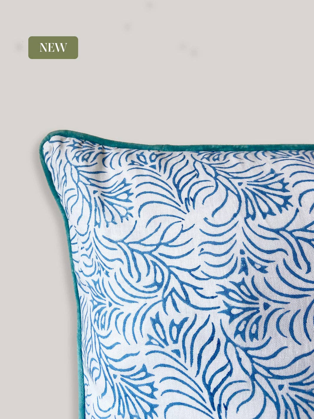 House of Roya Ltd – Engroshandel Pyntepudebetræk – Zeenat dobbeltmønstret pudebetræk i hør2