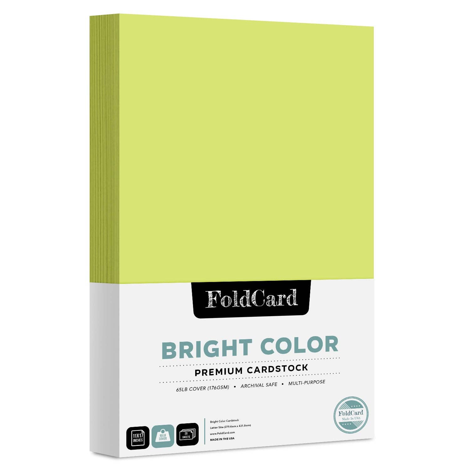 Fine Cardstock - Wholesale Craft Supplies - Premium Quality Bright Color Cardstock: 11 x 17 - 50 Sheets13
