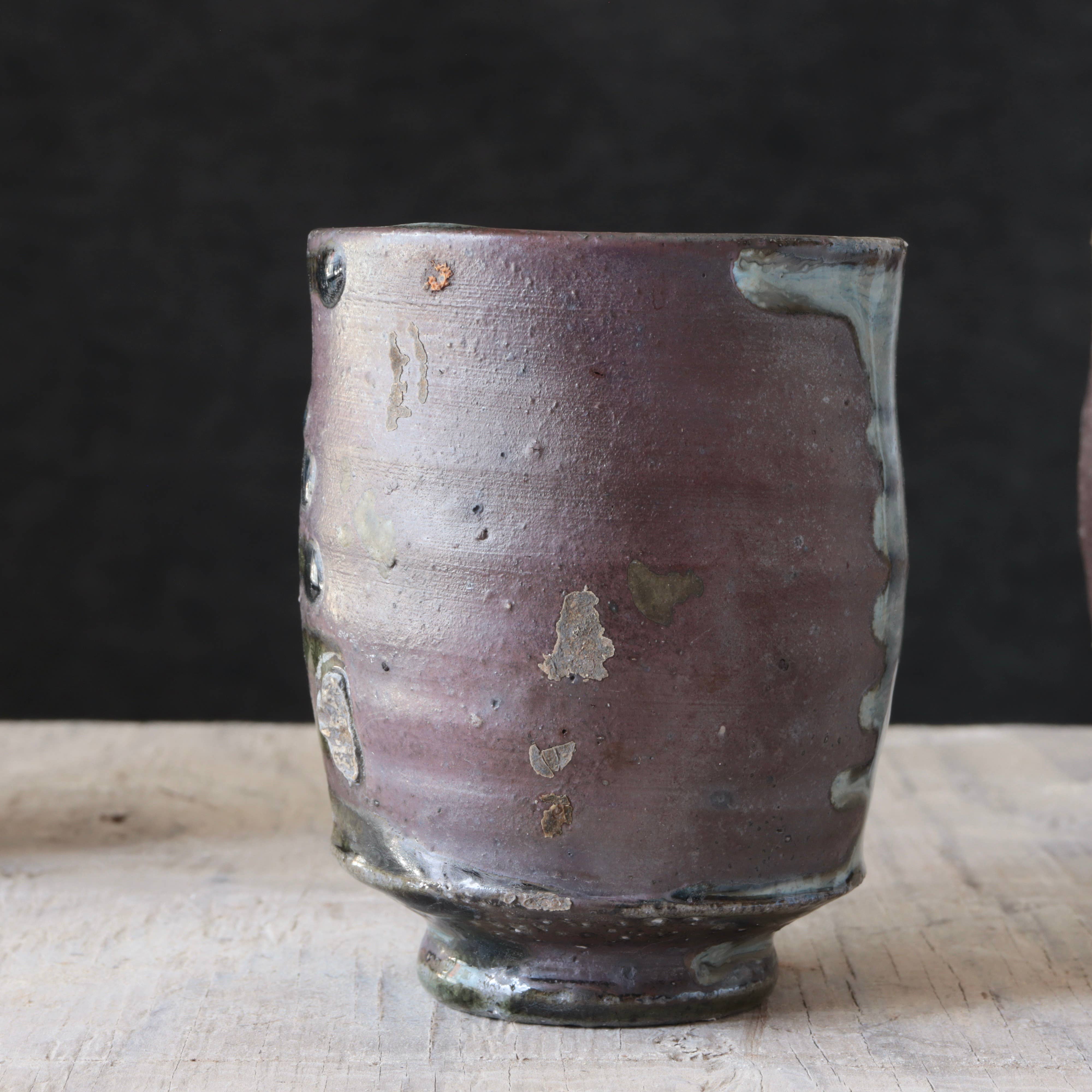 Matt Fishman Pottery - Wholesale Coffee Mug - Wild Clay Drippy Soda Fired Cups 5