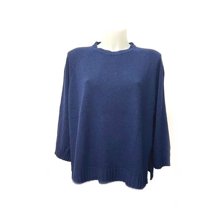 Suie Valentini srl - Wholesale Knit Sweater - Women's - Cashmere Blend Crewneck Sweater, art. 80304